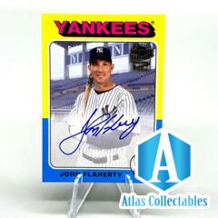 2021 Topps Archives Fan Favorite Auto 1975 Topps John Flaherty #FFA-JF Auto